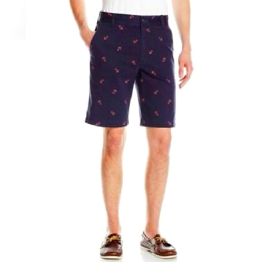 Izod Blue Shorts with Lobsters Size 32 Inseam 11